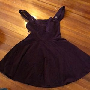 NWT! Hell Bunny cross back pinafore dress